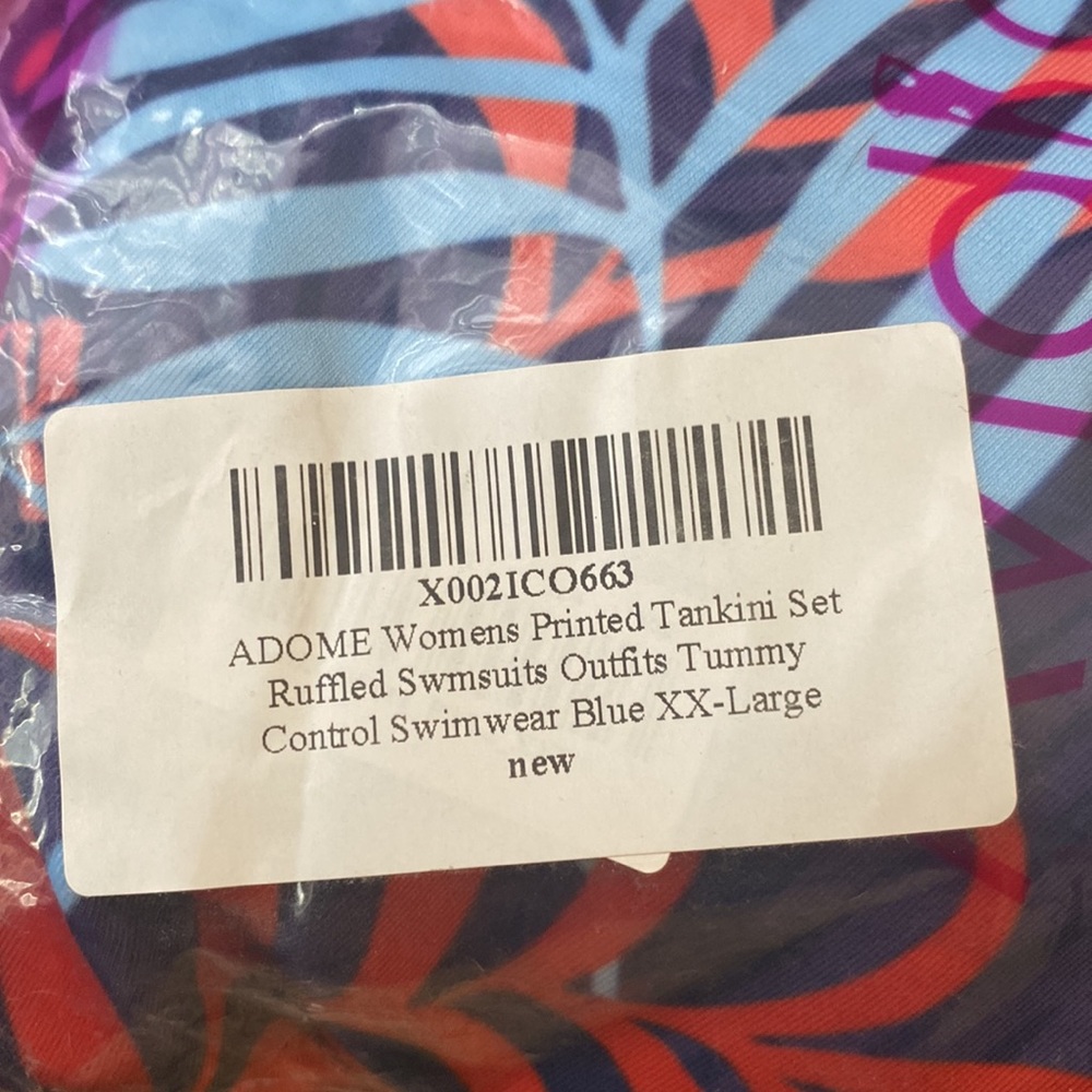 Floral Print Halter Top Tankini - Picture 10 of 10
